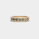 Futures Ring - 9ct Gold + Green Sapphire