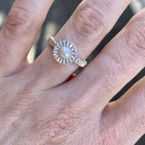 S45 - Teeth Gem Ring | Size L or 5 1/2