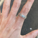 S51 - Speckle Ring | Size R 1/2 or 9