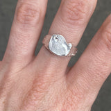 S50 - Sculpted Signet | Size P or 7 1/2