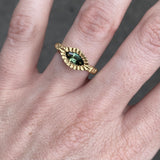 S46 - Elevated Marquise Teeth Ring | Size N 1/2 or 6 3/4