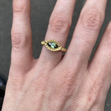 S46 - Elevated Marquise Teeth Ring | Size N 1/2 or 6 3/4