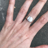 S37 - Sculpted Signet | Size P or 7 1/2