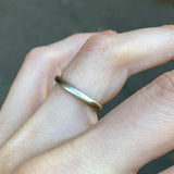 S105 - Sutro Ring - 9ct White Gold | Size L or 5 1/2