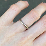 S106 - Sutro Ring - 18ct White Gold | Size K or 5