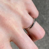 S21 Sutro Ring 18ct White Gold Size 5