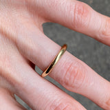 S28 Smooth Band 14ct Gold Size 7