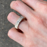 S32 Chunky Teeth RIng  Size 7 1/4