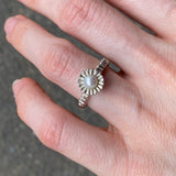 S33 Pearl Teeth Ring Size 6 3/4