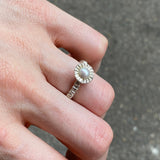 S33 Pearl Teeth Ring Size 6 3/4
