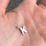 S64 Carved Letter Pendant 'K'