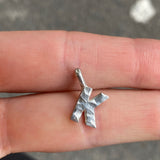 S64 Carved Letter Pendant 'K'