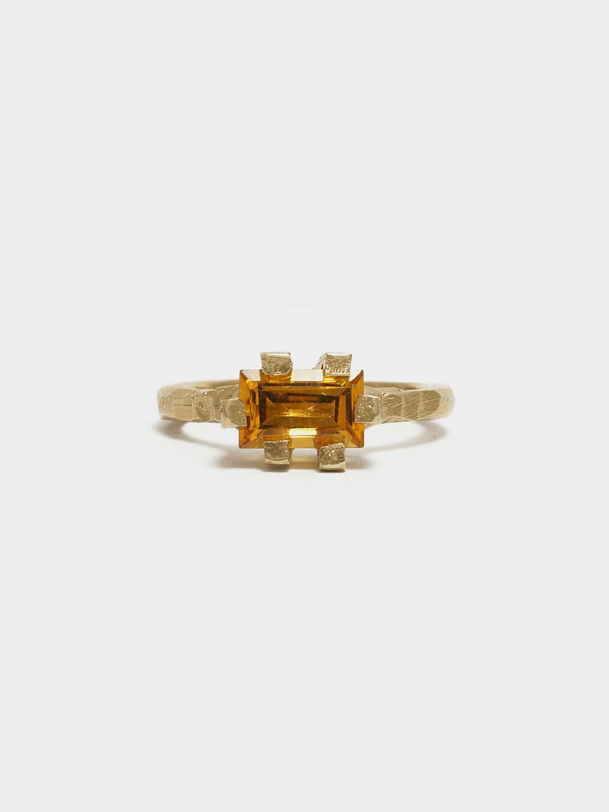 Baguette Claw Ring